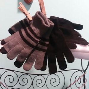 Toddler 2pr Pack Knit Gloves